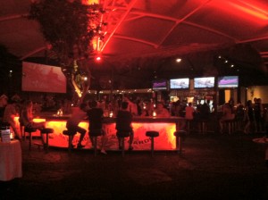 One of the many bars at Skygarden